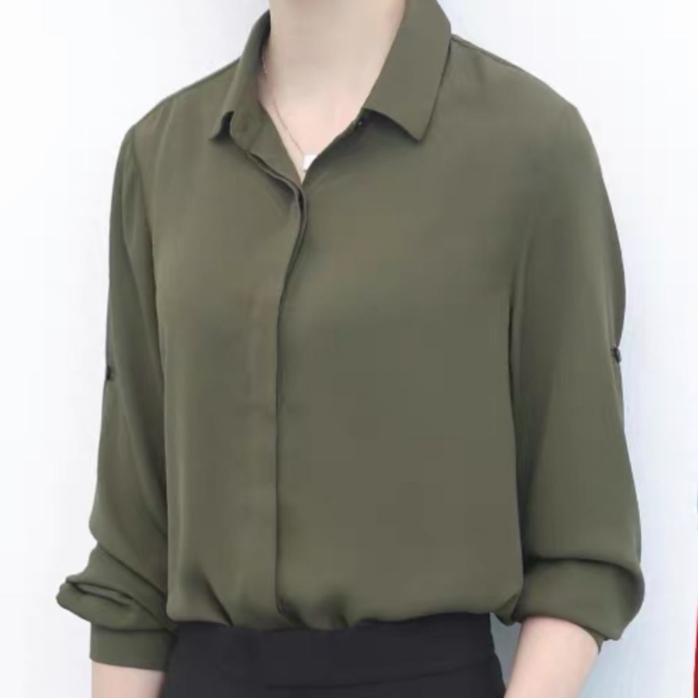 Green blouses